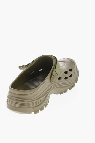 Rubber Sandals with Cut-Out Details
