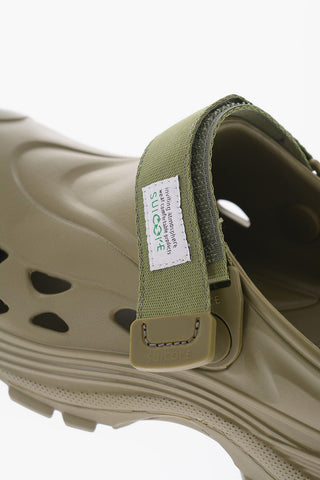 Rubber Sandals with Cut-Out Details