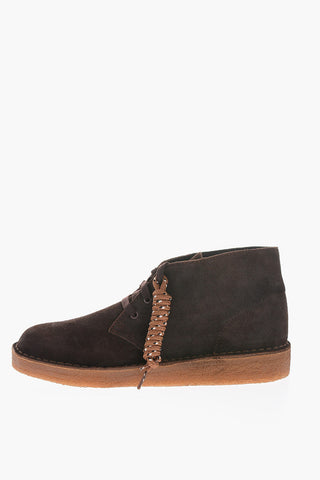 Suede Desert Boots with Crepe Sole