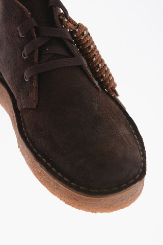 Suede Desert Boots with Crepe Sole