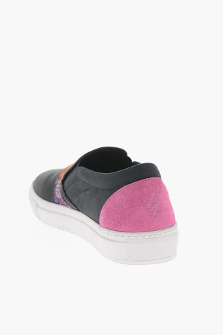 Canvas FILIPA Slip-On Sneakers with Suede Trimmings