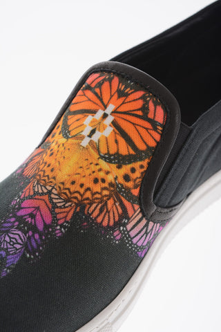 Canvas FILIPA Slip-On Sneakers with Suede Trimmings