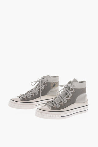 ALL STAR CHUCK TAYLOR Cotton and Plastic 70 UTILITY High-Top Sneakers with Braided Laces