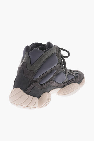 YEEZY Suede 500 High-Top Sneakers with Padded Details