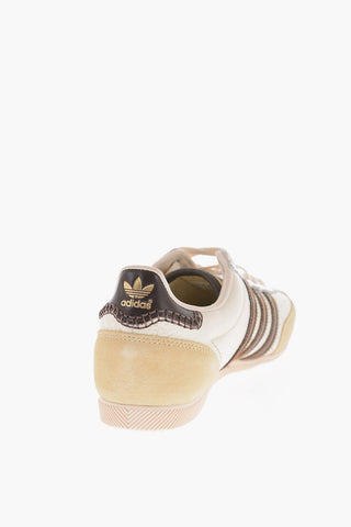 WALES BONNER Sneakers Basse WB JAPAN In Pelle e Suede con Dettagli Traforati