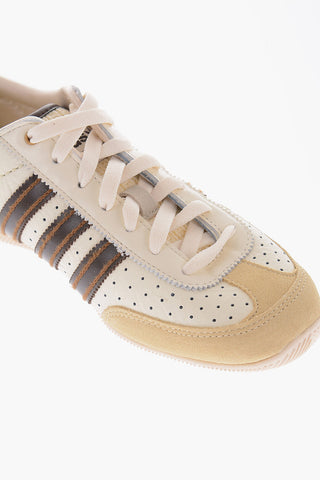 WALES BONNER Sneakers Basse WB JAPAN In Pelle e Suede con Dettagli Traforati