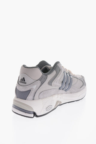 Sneakers Basse RESPONSE in Pelle e Suede con Suola a Contrasto