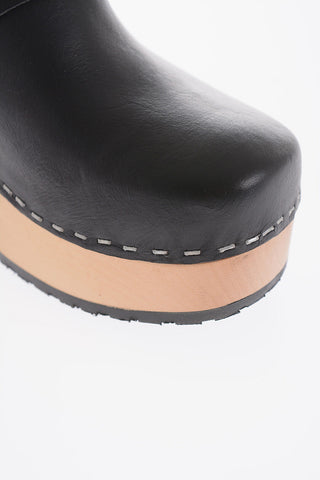 Leather LOUISE Clogs 8.5cm