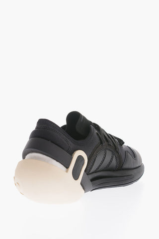 Y-3 YOHJI YAMAMOTO Technical Fabric and Leather IDOSO BOOST Low-Top Sneakers
