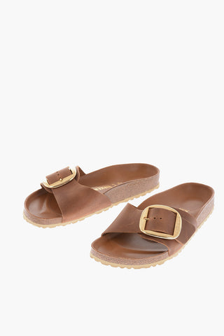 Sandali MADRID In Pelle con Fibbia Dorata
