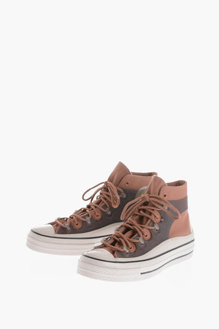 ALL STAR CHUCK TAYLOR Cotton and Plastic 70 UTILITY High-Top Sneakers with Braided Laces