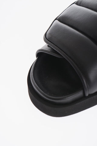 Sandali in Pelle con Chiusura in Velcro