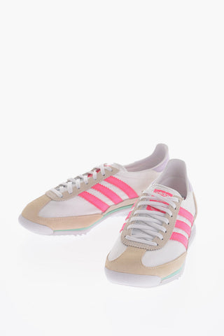 Fabric and Suede SL 72 Sneakers with Contrasting Details