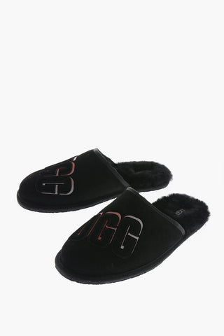 Ciabatte SCUFF GRAPHIC SHADOW in Camoscio con Interno in Lana