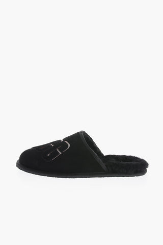 Ciabatte SCUFF GRAPHIC SHADOW in Camoscio con Interno in Lana
