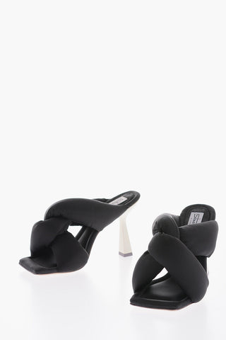 Solid Color SNUG PUFF Sandals with Padded Design 9.5cm
