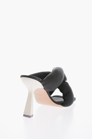 Solid Color SNUG PUFF Sandals with Padded Design 9.5cm