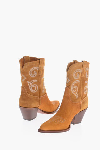 Texani PERLA 60 in Suede con Ricami 8cm