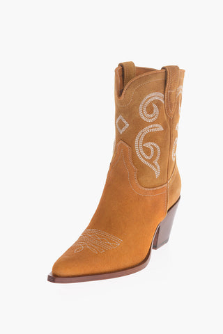 Texani PERLA 60 in Suede con Ricami 8cm