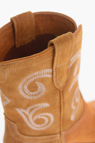 Texani PERLA 60 in Suede con Ricami 8cm