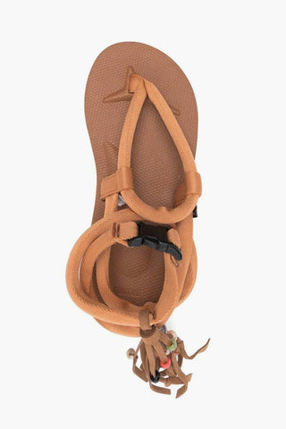 ALANUI Sandals With Suede Fringes and Beaded Embellishment