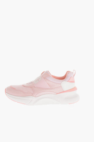 Embossed Logo Fabric LA FLEX Slip On Sneakers