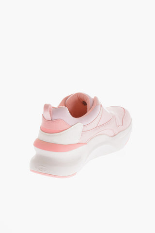 Embossed Logo Fabric LA FLEX Slip On Sneakers
