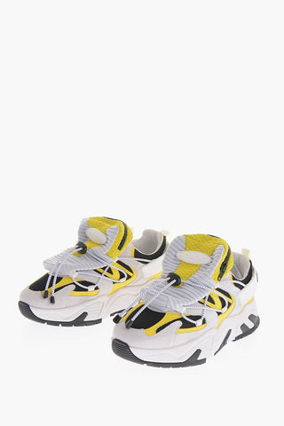 Leather RANDOM Low-Top Sneakers with Removable Pockets