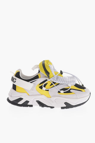 Leather RANDOM Low-Top Sneakers with Removable Pockets