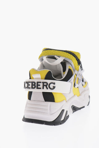 Leather RANDOM Low-Top Sneakers with Removable Pockets