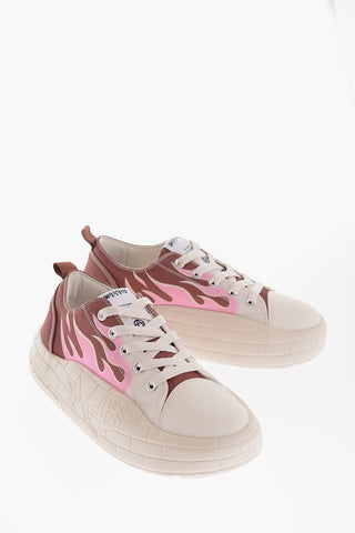 Canvas NYU HYBRID Low Top Sneakers with Platform 5cm