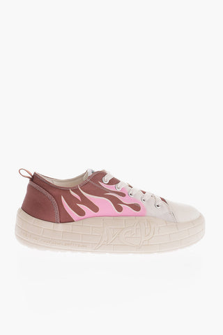 Canvas NYU HYBRID Low Top Sneakers with Platform 5cm