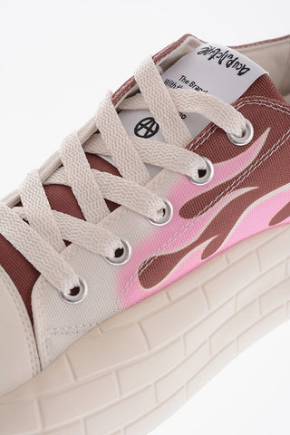 Canvas NYU HYBRID Low Top Sneakers with Platform 5cm