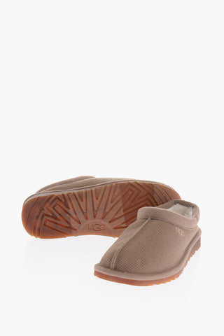 Fabric TASMAN Sandals with Faux Fur inner