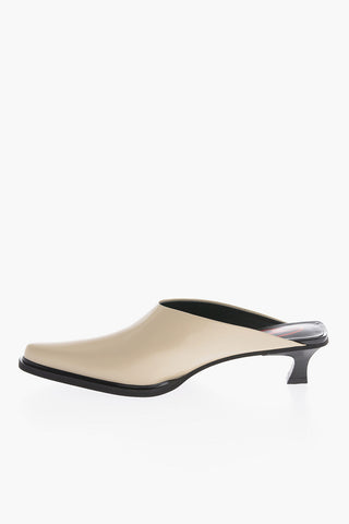 Mules D-WESTERN in Pelle Lucida 5.5cm