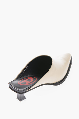 Mules D-WESTERN in Pelle Lucida 5.5cm