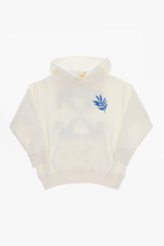 Brushed Cotton Hoodie with Contrasting Print