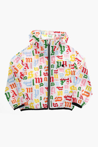 Giacca a Vento con Stampa Monogram All-Over