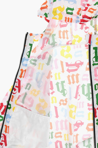 Giacca a Vento con Stampa Monogram All-Over