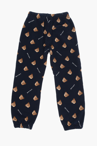 3 Pockets Joggers with All-Over Teddy Bear