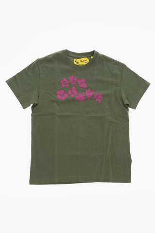 Crew-neck OFF FLOWER T-Shirt