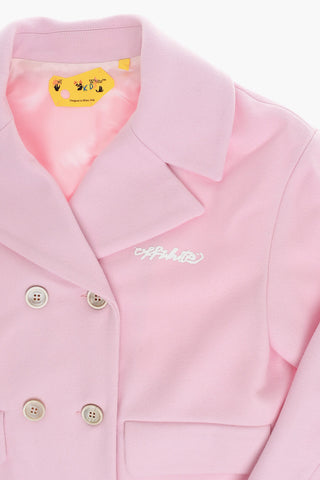 Cappotto a Doppiopetto con Doppia Tasca ad Aletta