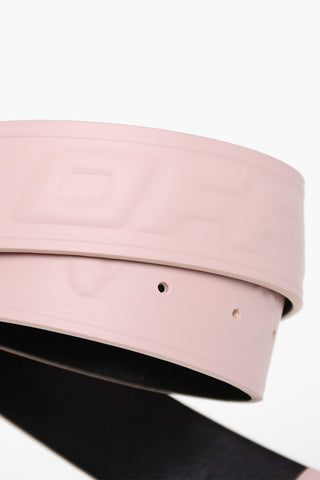 Cintura ROLLER in Pelle con Logo in Rilievo 35mm