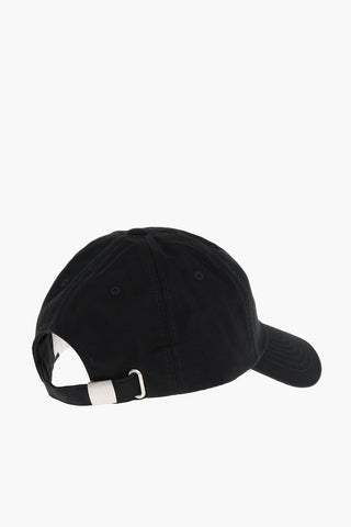 Cappello Baseball in Tinta Unita con Logo Ricamato