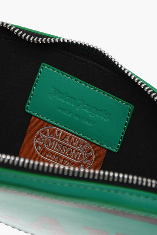 MISSONI Clutch in Pelle con Stampa a Contrasto