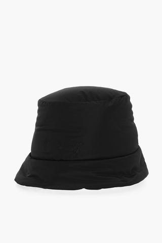 Padded Bucket Hat with Embroidered Logo