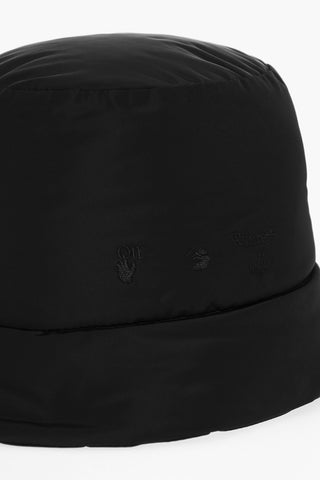 Padded Bucket Hat with Embroidered Logo