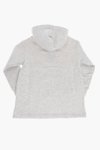 Cotton Hoodie Dress with Printed Logo