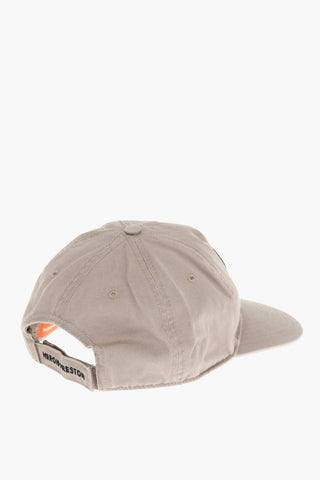 CATERPILLAR Cappello Baseball in Tinta Unita con Patch a Contrasto
