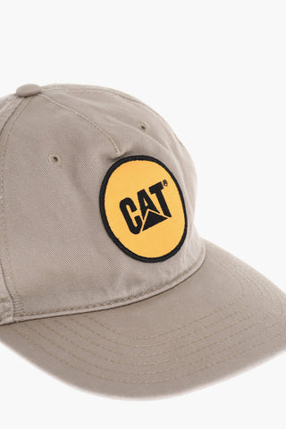 CATERPILLAR Cappello Baseball in Tinta Unita con Patch a Contrasto